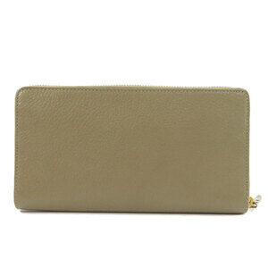 Balenciaga Zipper Wallet Leather Motif Long
